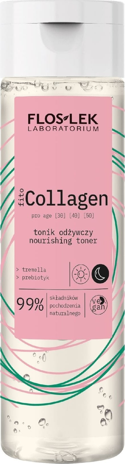 Tonik fytyre Floslek PhytoCollagen, ushqyes, 200 ml