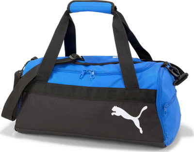Çantë sporti Puma teamGOAL 23 S, me rrip shpatulle, blu me të zezë