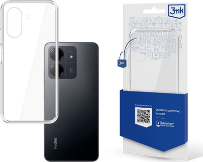 Mbulesë telefoni 3MK Clear Case për Xiaomi Redmi 13C Poco C65, transparente