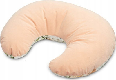 Jastëk për ushqy me gji Sensillo Velvet Emerald Peony, ergonomik, material velvet, shumëngjyrësh