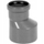 Reduktor për kanalizim PP, 110mm në 75mm, gri