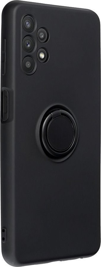 Këllëf telefoni Forcell Ring për Samsung Galaxy A33 5G, silikon, me unazë, i zi