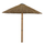 Çadër plazhi Straw Umbrella HM5439, diametër 250 cm, shtyllë druri 10 cm, ngjyrë natyrale