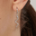 Vathë unikalë Snake Chakra Hoop Earrings BHKE192 Brosway
