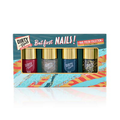 Set për manikyr Dirty Works, 4 x 9 ml