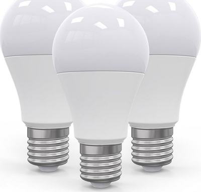 Llampa LED Omega ECO, 15W, 2800K, me bazë E27, paketë me 3 copë