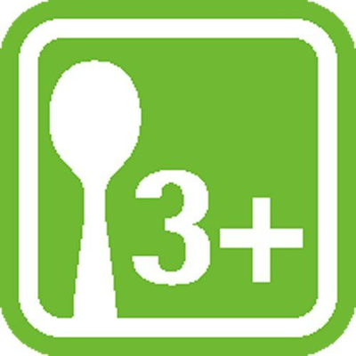Set bestekësh për fëmijë WMF Safari, 4 pjesë, çelik inox Cromargan, i argjendtë