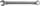 Çelës kombinues Boxer 8 mm, çelik CR.V, argjendtë