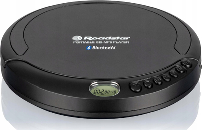 Пренослив CD MP3 плеер Roadstar PCD-499BT, Bluetooth, LCD екран, црн
