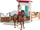 Set lodër Schleich Horse Club Hannah &amp; Cayenne, stallë kali, figurina, shumëngjyrëshe