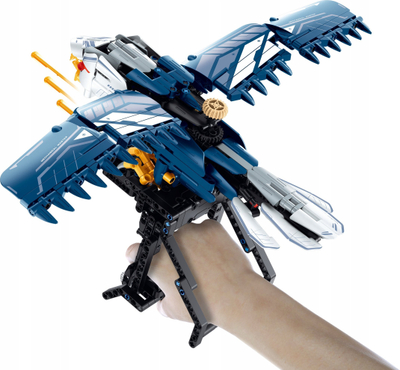 Lodër ndërtimi iM.Master Falcon, 630 pjesë, model skifter mekanik, blu