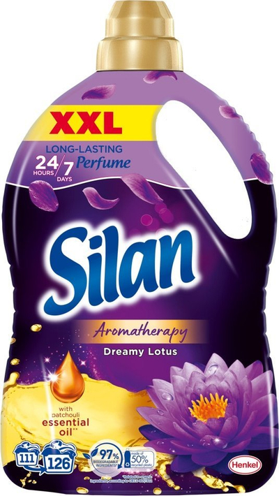 Zbutës rrobash Silan Aromatherapy Dreamy Lotus, 2.8L, 126 larje