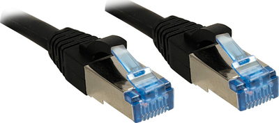 Kabllo rrjeti Lindy Patch Cable Cat6A S FTP, 7.5m, e zezë