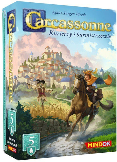 Логичка друштвена игра Carcassonne Expansion 5 Пратеници и градоначалници, проширување, полска верзија