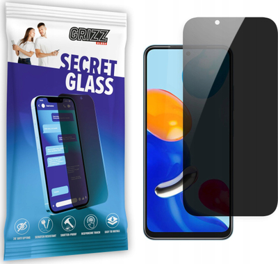 Mbrojtës ekrani Grizz SecretGlass për Xiaomi Redmi Note 11T Pro Plus, xham për privaci