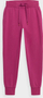 Pantallona sportive 4F SS23TTROF229, Regular Fit, me xhepa, rozë