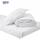 Çarçaf i sheshtë Heinner Home Damask, 100% pambuk, 180 x 260 cm, i bardhë