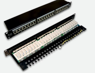 Patch panel Alantec PK006, Cat.5e STP, 24 porta, 1U, i zi
