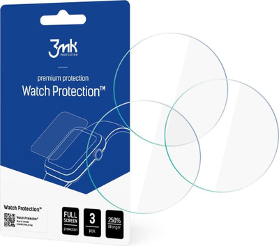 Folie mbrojtëse ekrani 3MK Watch Protection për Realme Watch S, set 3 copë, transparente