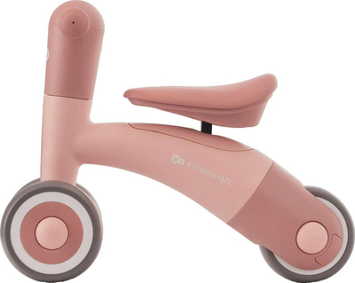 Biçikletë ekuilibri Kinderkraft Minibi, 3 rrota, për kalamaj 12m+, rozë Candy Pink