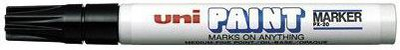 Marker Uni Mitsubishi Pencil PX20, me bazë vaji, maja e rrumbullakët, i zi