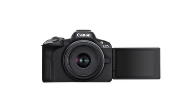 Kamerë mirrorless Canon EOS R50, 24.2MP, 4K, me lente RF-S 18-45mm, e zezë