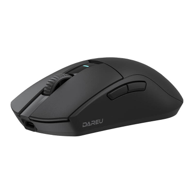 Maus wireless Dareu A950 Pro Tri Mode, 2.4G Bluetooth USB, për lojëra, i zi