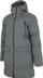Jakne dimri 4F Quilted H4Z22 KUMP010, e gjatë, me kapuç, gri