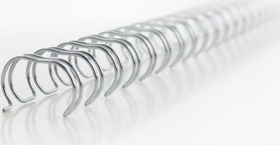 Spirale metalike GBC RG810697, A4, 9.5mm, ngjyrë argjend