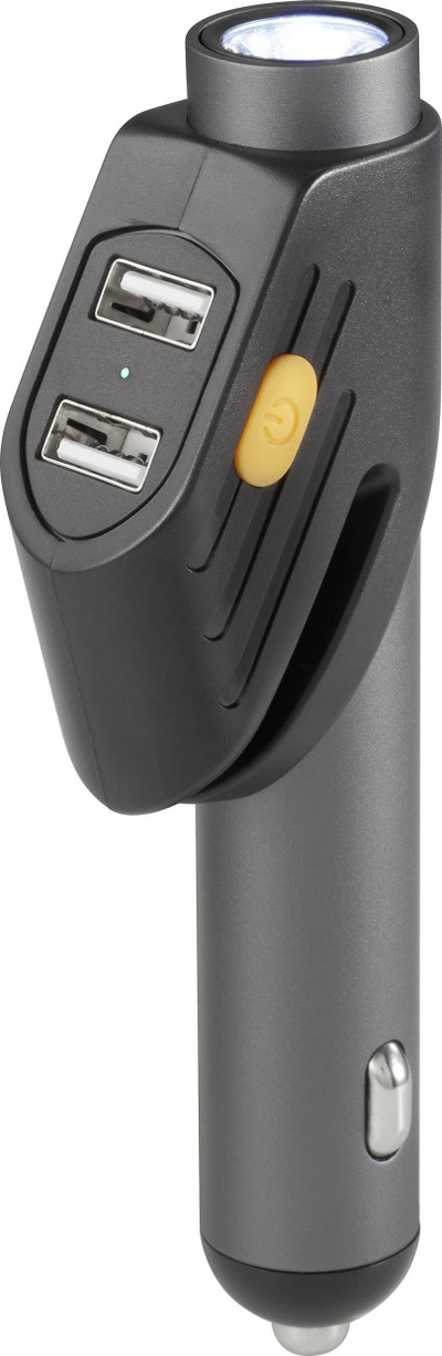 Çekan emergjent Basetech BT99 BT-2357759, prerëse rripi sigurimi, dritë LED, portokalli