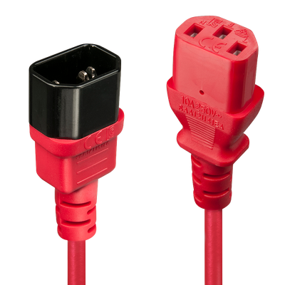 Kabllo zgjatuese rryme Lindy Power Cable 30476, 0.5m, e kuqe
