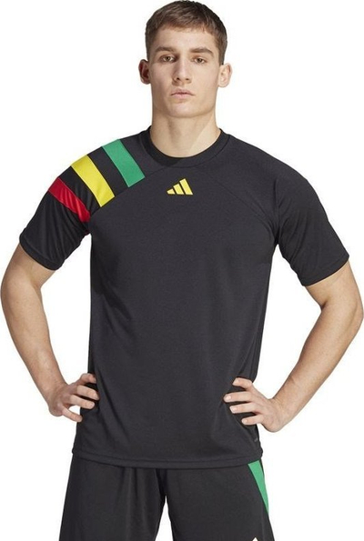 Bluzë sportive Adidas Fortore 23 JSY IK5737 për burra, poliester, e zezë