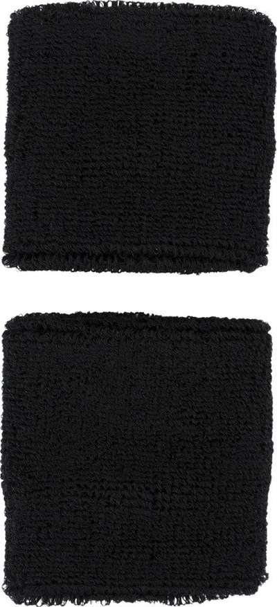 Byzylyk sportiv për kyc Nike Swoosh, set 2 copë, 6.5 cm, i zi