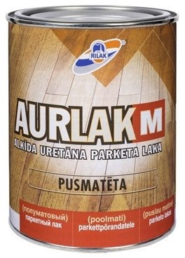 Llaku për parket RILAK AURLAK M, alkid-uretanik, gjysmë i mat, 0.9L