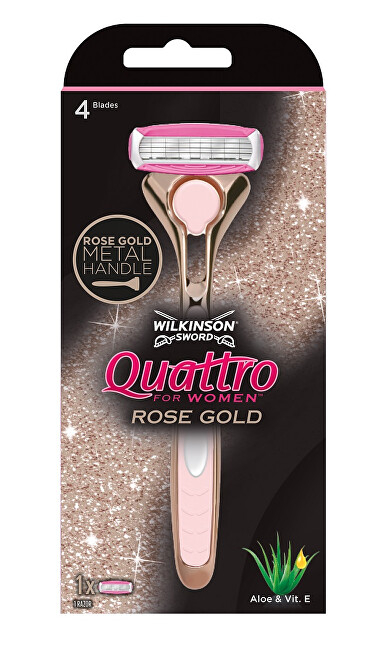 Brisk rroje Wilkinson Sword Quattro Rose Gold