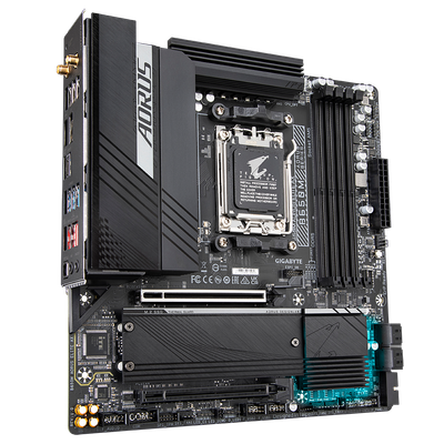 Pllakë amë Gigabyte B650M AORUS ELITE AX, DDR5, WiFi, socket AM5