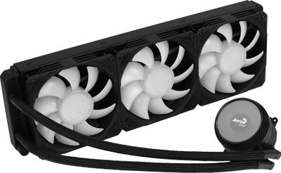 Ftohës me ujë AeroCool PGS Mirage L360 ARGB, 394mm, 550W TDP, i zi
