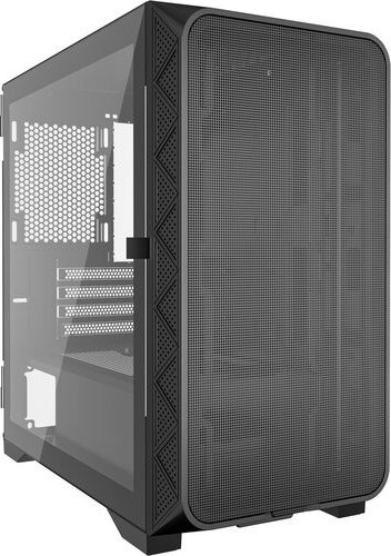 Kuti kompjuteri Gembird Fornax MK200, mATX, panel xhami, e zezë