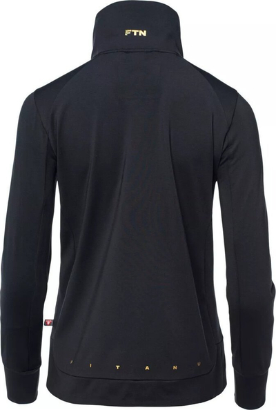 Bluzë sportive Fitanu Fexan Sweatshirt W, Primaloft Silver, me zinxhir, e zezë