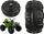 Rrotë e pasme Lean EVA për Quad BDM0909 BDM0906, me adapter, e zezë