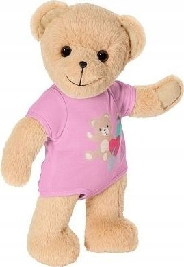 Arush lodër Zapf Creation BABY Born Bear, krahë dhe këmbë të lëvizshme, romper rozë