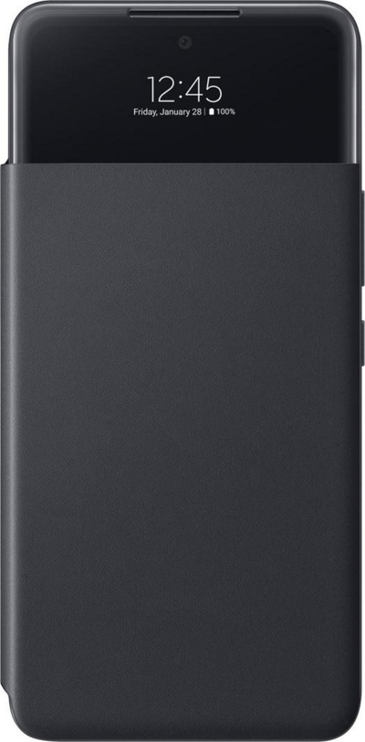 Mbrojtëse telefoni Samsung S View Wallet Cover për Samsung Galaxy A53 5G, e zezë