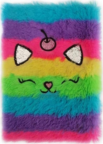 Fletore Easy Stationery Notes Plush A5, 80 fletë, Rainbow, shumëngjyrëshe