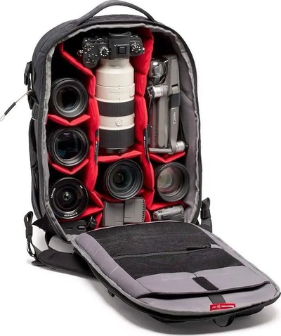 Çantë shpine Manfrotto PRO Light Flexloader Backpack M, për DSLR dhe CSC, për laptop 15", e zezë