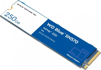 Disk SSD WD Blue SN570, 250GB, M.2 2280 PCI-E x4 Gen3 NVMe