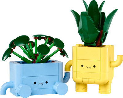 Set LEGO Happy Plants 10349, set dekorativ ndërtimi, shumëngjyrësh