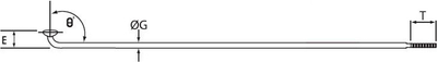 Fletëza rrote Cn Spoke 134T, 280mm, çelik inox, argjendtë, 72 copë