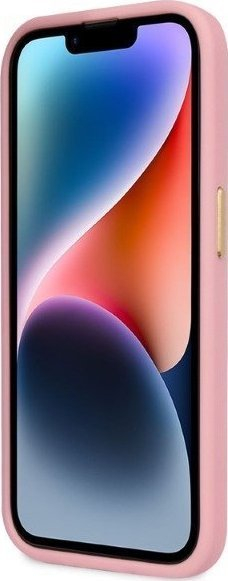 Mbrojtëse telefoni Guess Croco GUHCP14LHGCRHP, për iPhone 14 Pro 6.1", rozë