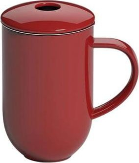 Filxhan porcelani me kapak LOVERAMICS, i kuq