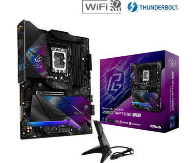 Pлоча за мајка ASRock Z890M Riptide WiFi, Micro ATX, DDR5, црна
